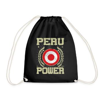 Design Cool Pérou - Sac de sport léger - noir - Devant