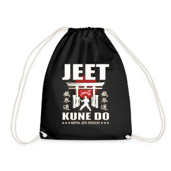 Jeet Kune Do Kanji et conception de dojo - Sac de sport léger - noir - Devant