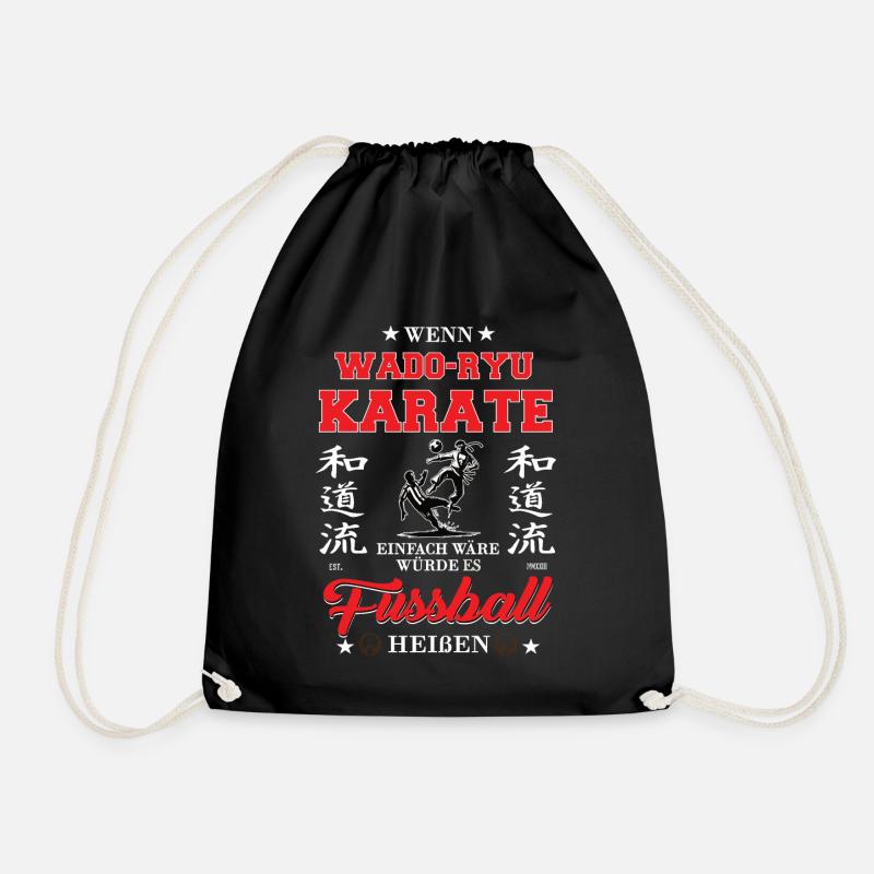 Si le karaté Wado-Ryu était facile - Sac de sport léger - noir