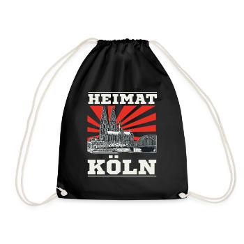 Heimat Köln Design for the people of Cologne - Drawstring Bag - black - Front