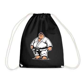 Gros artiste martial - Sac de sport léger - noir - Devant