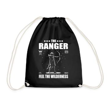 Ranger – ressentez la nature sauvage – le design du ranger - Sac de sport léger - noir - Devant