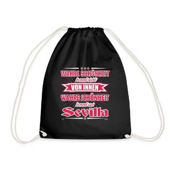 La vraie beauté vient de Sevilla Design - Sac de sport léger - noir - Devant