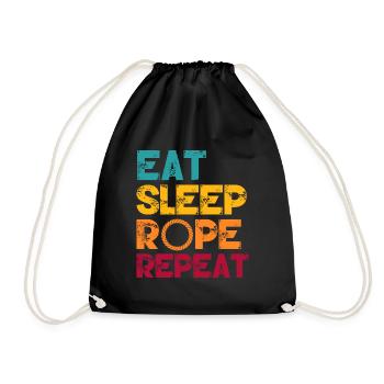 hike Design for a climber - Drawstring Bag - black - Front