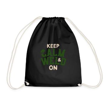 Keep Calm & Weld On - Travailleur de la soudure - Sac de sport léger - noir - Devant