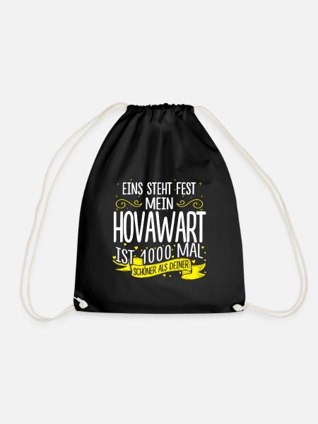 Hovawart Hund Geschenk 1000 - Turnbeutel - Schwarz
