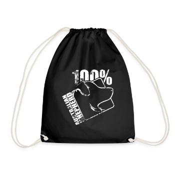 AUSTRALIAN SHEPHERD 100 - Drawstring Bag - black - Front