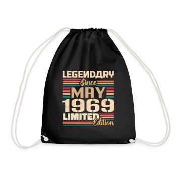 Mai 1969 Mai - Jubilé Mai 1969 - Sac de sport léger - noir - Devant