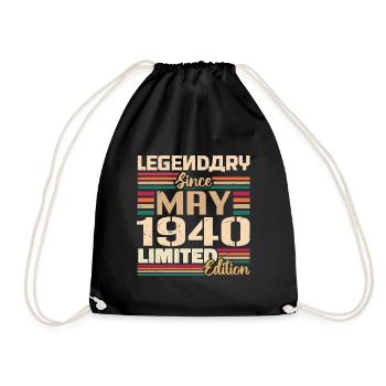 Mai 1940 Mai - Jubilé Mai 1940 - Sac de sport léger - noir - Devant