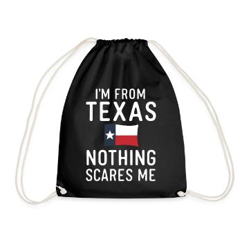 Texas State Texans Texas - Drawstring Bag - black - Front