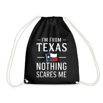 Texas State Texans Texas - Drawstring Bag - black - Front