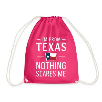 Texas State Texaner Texas - Turnbeutel - Fuchsia - Vorne