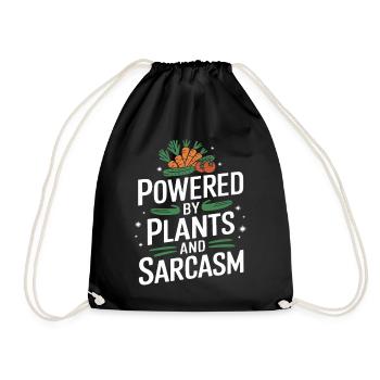 Végétarien Végétalien Végétarien Végétarien - Sac de sport léger - noir - Devant
