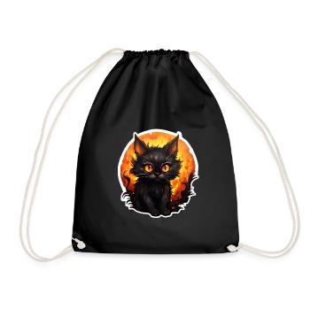 Gueule de bois d’Halloween - Sac de sport léger - noir - Devant