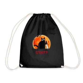 Cadeau de Halloween de chemise de chats d'horreur - Sac de sport léger - noir - Devant