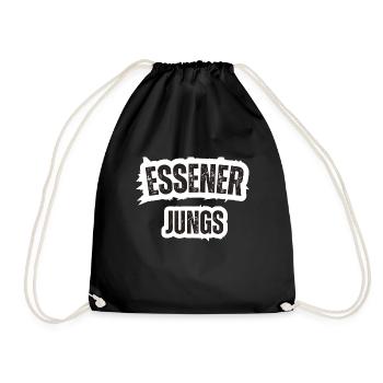 Essener Jungs - Turnbeutel - Schwarz - Vorne