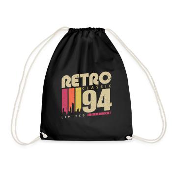 Rétro Classique 1994 Vintage Cadeau d’anniversaire - Sac de sport léger - noir - Devant