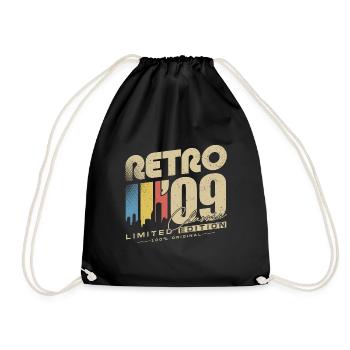 Rétro 2009 Classique Vintage Cadeau d’anniversaire - Sac de sport léger - noir - Devant