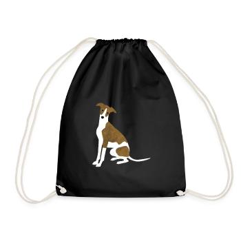 Whippet - Drawstring Bag - black - Front