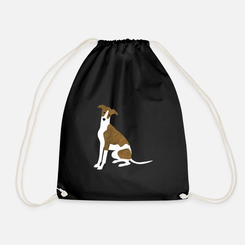 Whippet - Turnbeutel - Schwarz