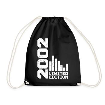 Millésime 2002 Cadeau d’anniversaire 2002 Année 2002 - Sac de sport léger - noir - Devant