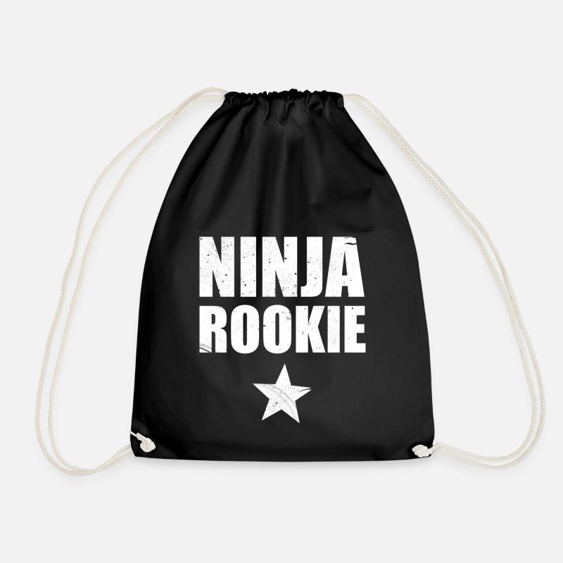Ninja Warrior - Ninja Rookie - Turnbeutel - Schwarz