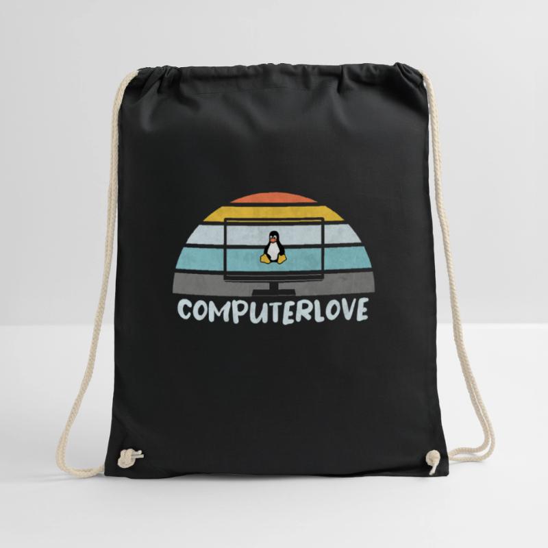 PROGRAMMATEUR LINUX PENGUIN TUX PC COMPUTERLOVE Sac de sport léger