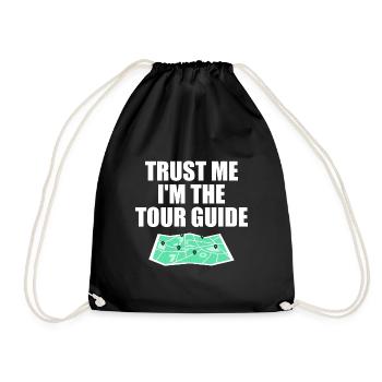 Croyez-moi, je suis le guide touristique - Sac de sport léger - noir - Devant