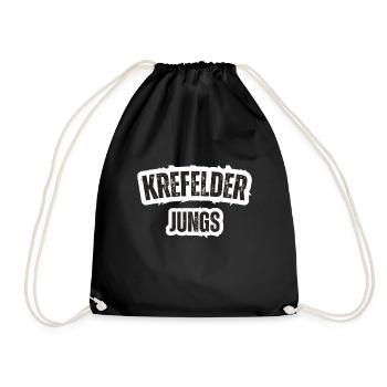 Krefelder Jungs - Turnbeutel - Schwarz - Vorne