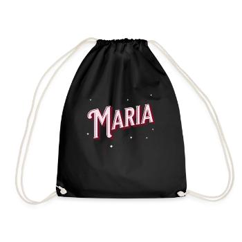 Marie Nom Personnalisé - Sac de sport léger - noir - Devant
