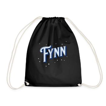 Fynn noms personnalisés - Sac de sport léger - noir - Devant