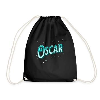 Oscar names personalized - Drawstring Bag - black - Front