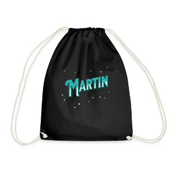 Martin noms personnalisés - Sac de sport léger - noir - Devant
