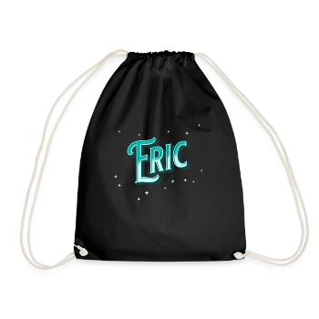 Eric nomme des noms personnalisés - Sac de sport léger - noir - Devant