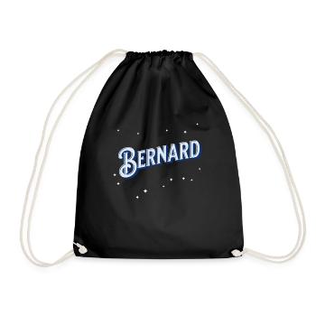 Bernard nomme des noms personnalisés - Sac de sport léger - noir - Devant