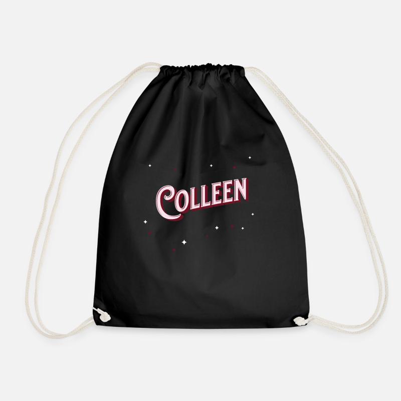 Colleen Namen personalisiert - Turnbeutel - Schwarz