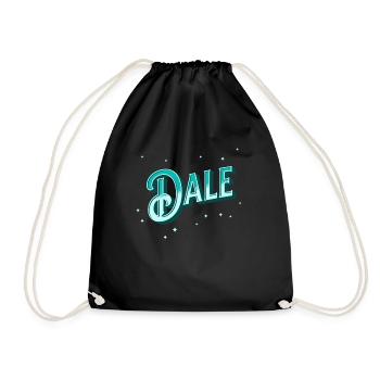 Noms Dale personnalisés - Sac de sport léger - noir - Devant
