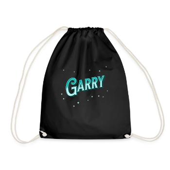Nom Garry personnalisé - Sac de sport léger - noir - Devant