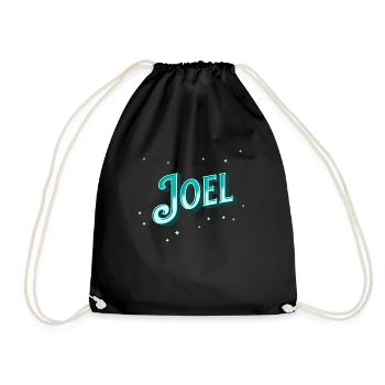 Joel nom personnalisé - Sac de sport léger - noir - Devant