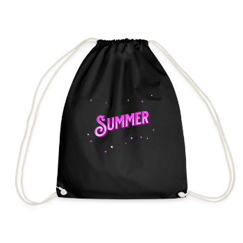 Noms Buzzer personnalisés - Sac de sport léger - noir - Devant