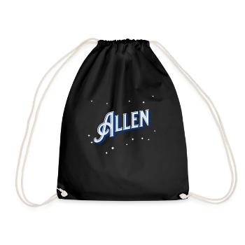 Personnalisé pour tous les noms - Sac de sport léger - noir - Devant