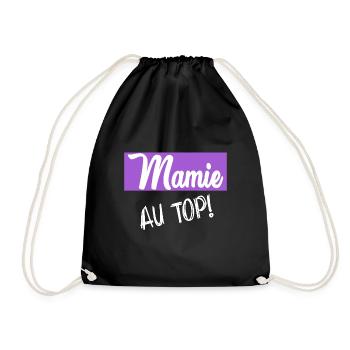 GRANNY. MOTHER'S DAY. HAPPY BIRTHDAY GRANDMA. I LOVE YOU - Drawstring Bag - black - Front