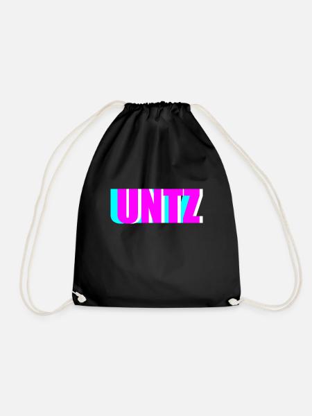 Untz Rave - Turnbeutel - Schwarz