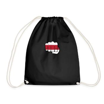 Belarus - Drawstring Bag - black - Front