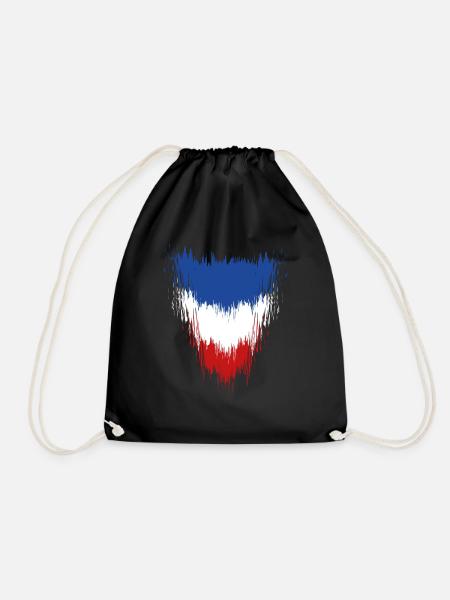 Fier d'être français ! - Sac de sport léger - noir