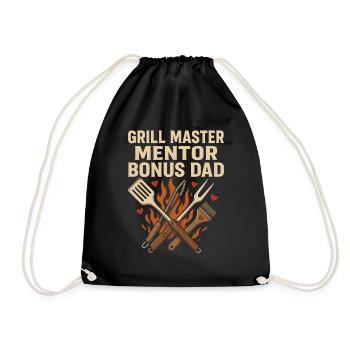 Grill Master et papa bonus - Sac de sport léger - noir - Devant