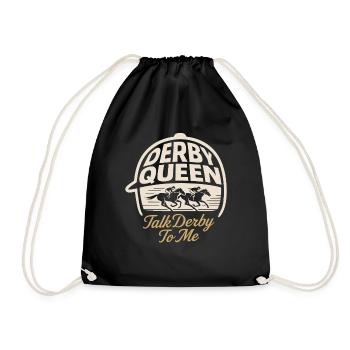 Derby Queen Talk Derby To Me Reitsport - Turnbeutel - Schwarz - Vorne