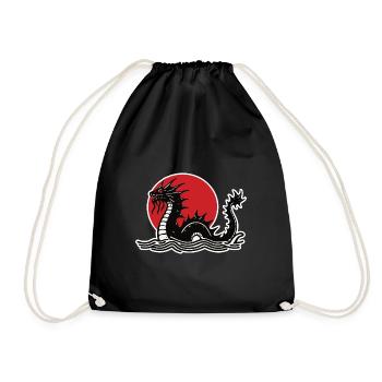 Seeungeheuer – Design für Monster und Fabelwesen F - Turnbeutel - Schwarz - Vorne