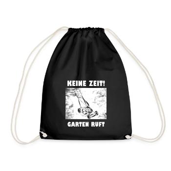 Gärtner Gärtnerin Humor - Turnbeutel - Schwarz - Vorne