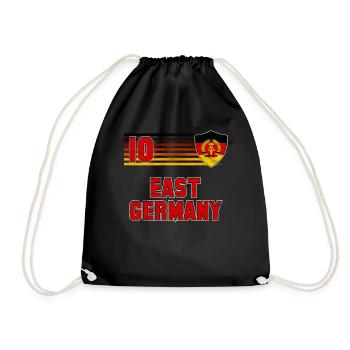 East Germany - Drawstring Bag - black - Front